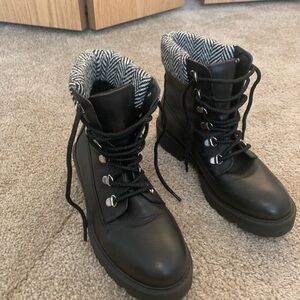 Steve Madden Lace Up Combat Boots